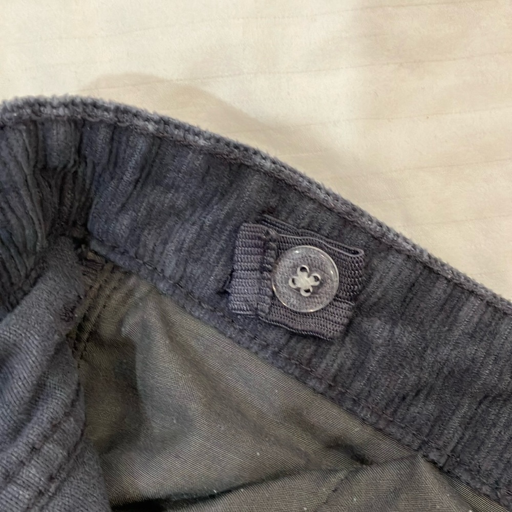Boys size 14 Dark Gray Corduroy Pants - light FADE at knees - Picture 7 of 14